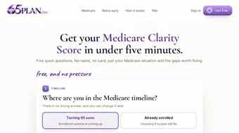 Medicare Clarity Check calculator, step one