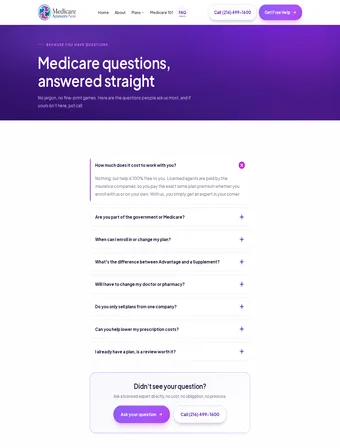 FAQ page of the new Amanda Brewton site