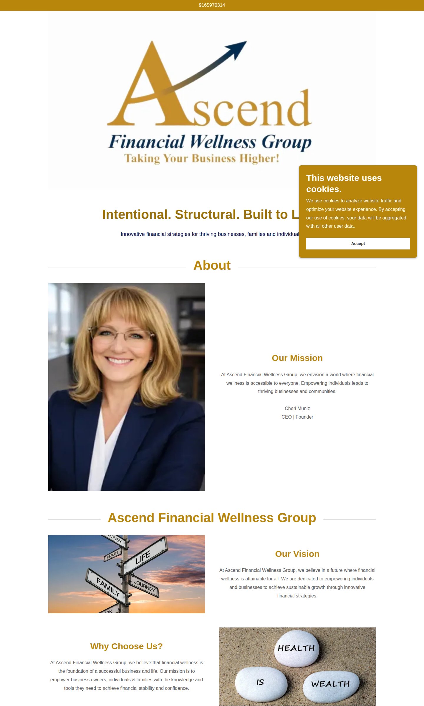 Original Ascend Financial Wellness Group homepage