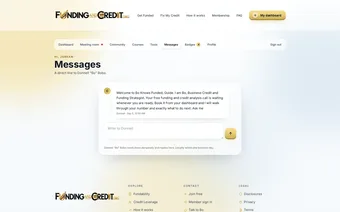 Member messages inbox
