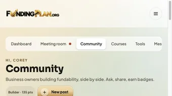 Member community forum with a pinned post from Tony Kittrell