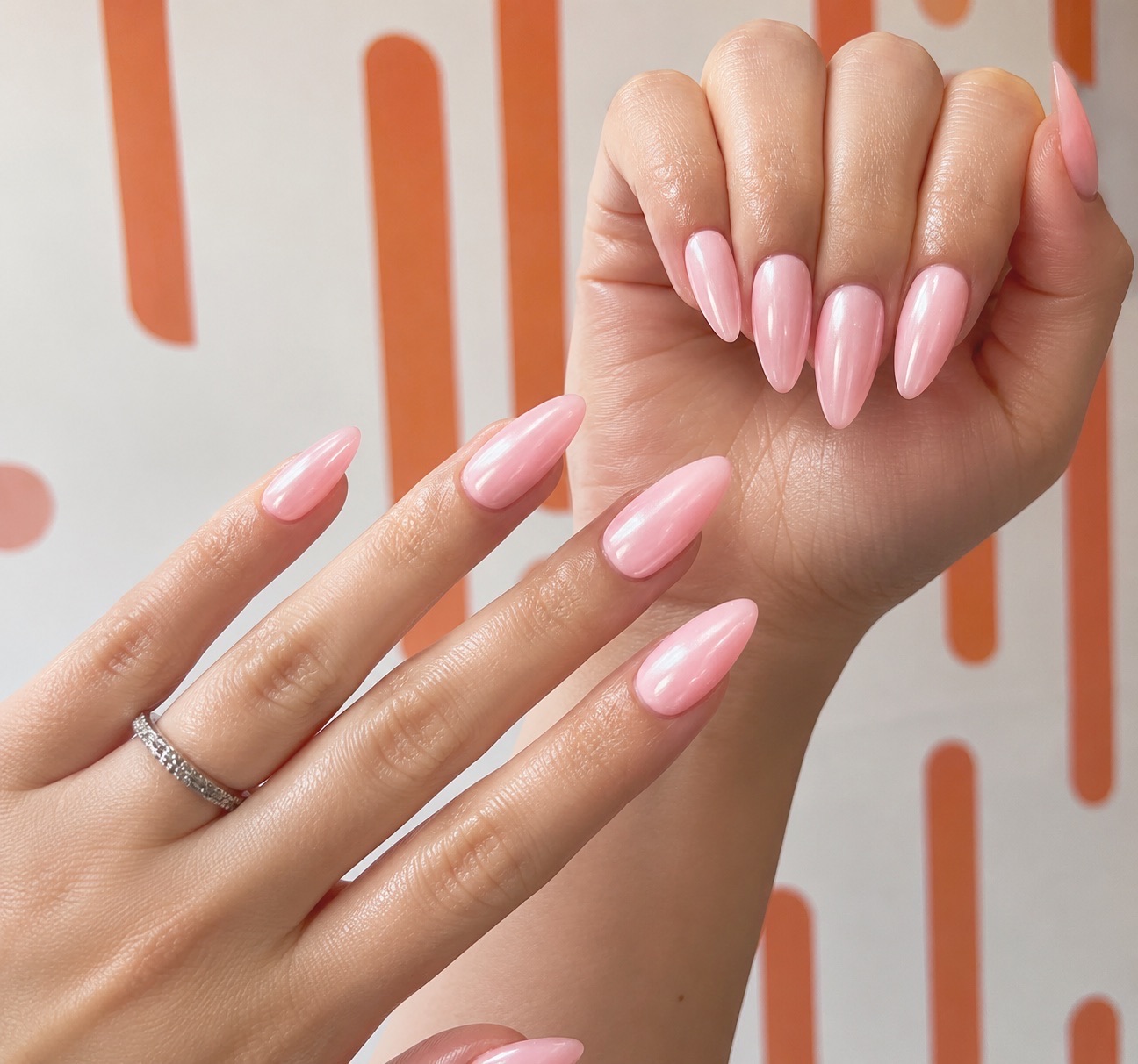 A pink shade from the Experience App's 600-shade catalog