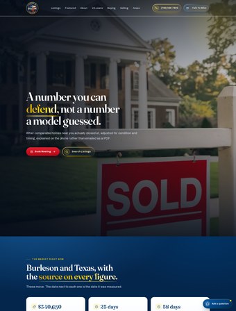 Home Value page, new on the redesigned site