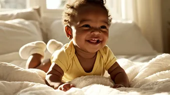 Pediatric care - stock photo turned into real video