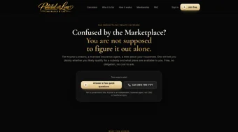 ACA Marketplace health coverage page