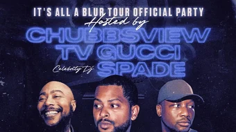 It's All A Blur Tour official afterparty flyer, still turned into video